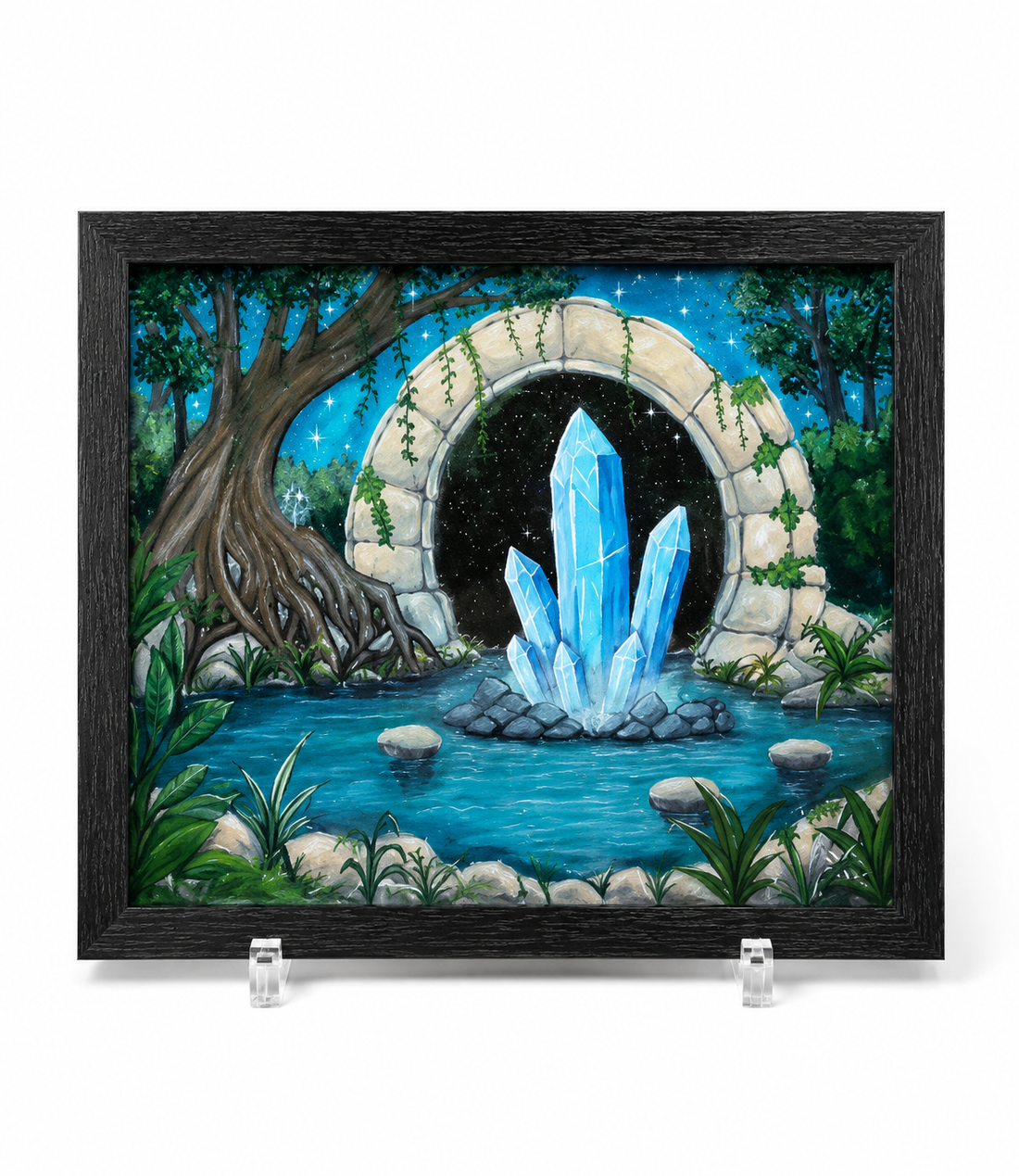 Starlight Crystal Portal — Painting a Passage Between Worlds