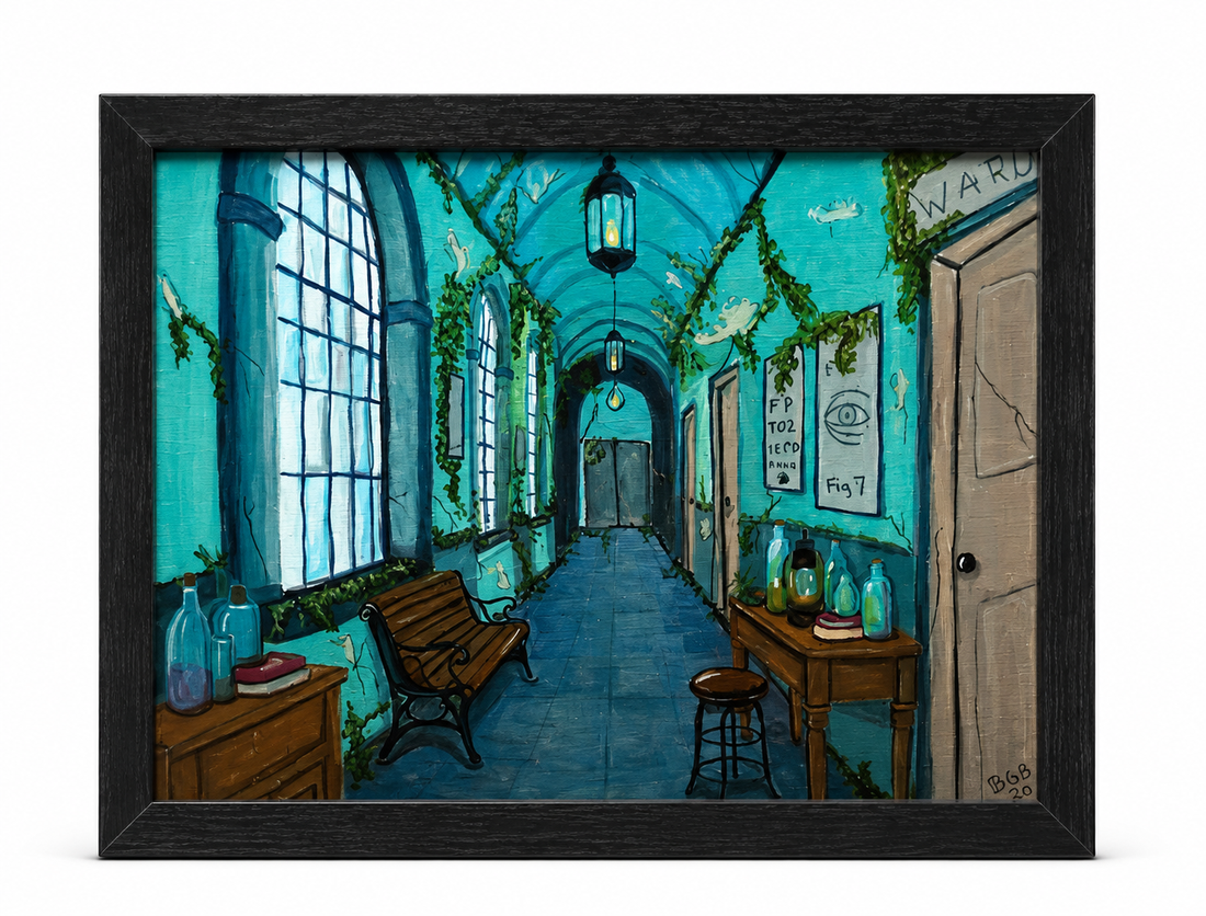 Ward of Whispers — Painting Beauty Into an Abandoned Corridor