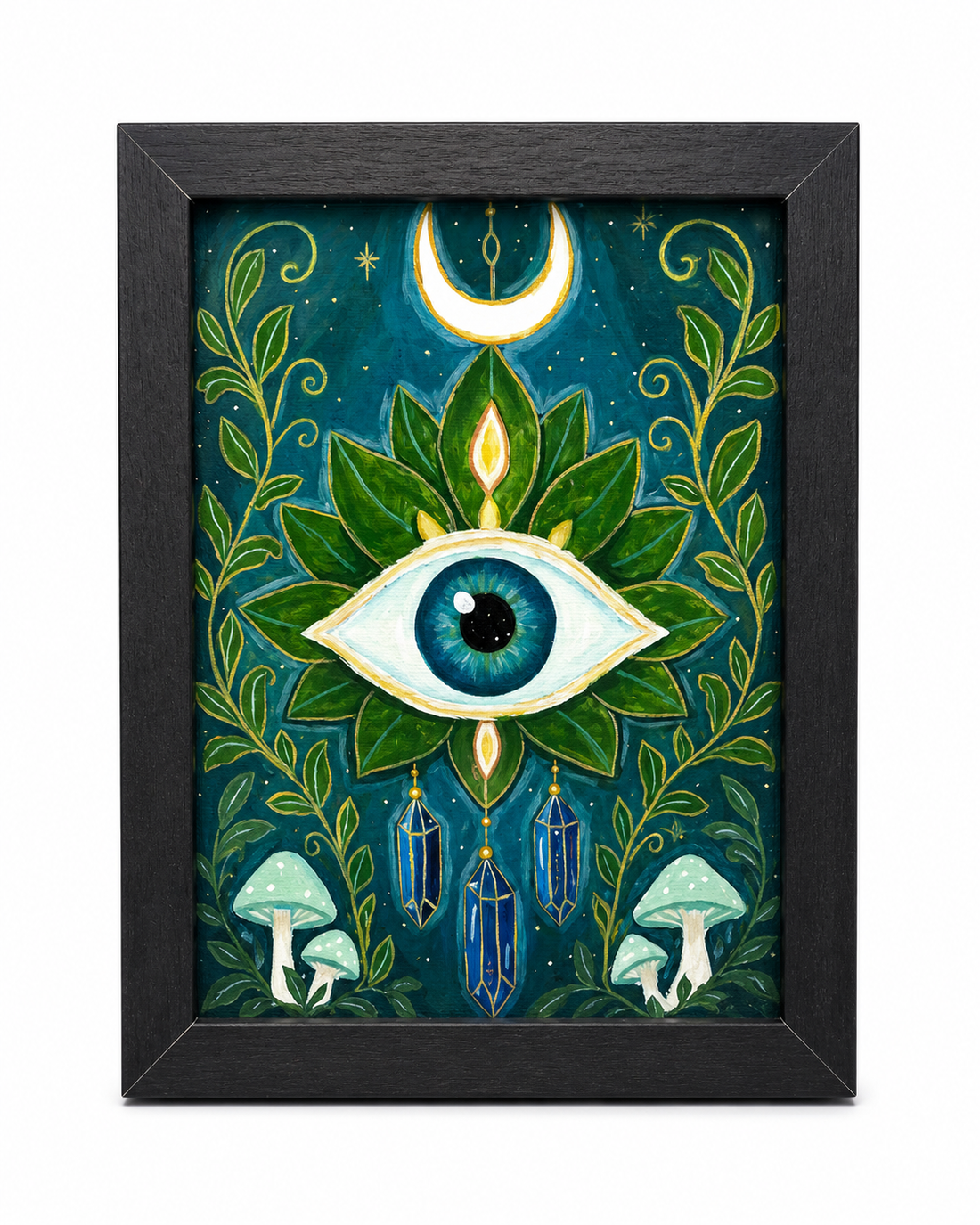 Emerald Oracle — Painting Intuition Rooted in the Forest